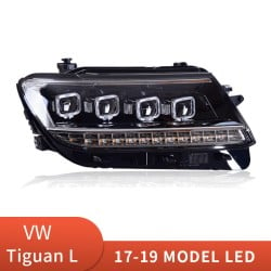 Upgrade Your 2017-2019 Volkswagen Tiguan L with Full LED Daytime Running Lights Headlights | Pair