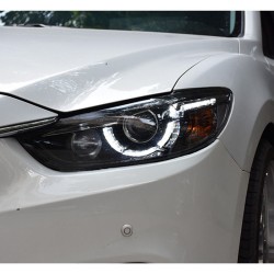 Upgrade Your 2013-2017 Mazda6 Atenza with LED DRL Xenon Headlights | Plug-and-Play | Pair