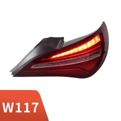 Upgrade Your 2013-2019 Mercedes-Benz CLA W117 with Full LED Taillights | Plug-and-Play | Pair