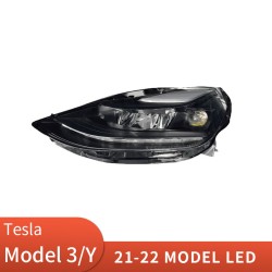 Upgrade Your 2021-2022 Tesla Model 3/Y with LED Daytime Running Lights and Turn Signals | Plug-and-Play | Pair