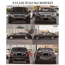 Upgrade Your 2014-2017 Mercedes S-Class W222 to 2018 S65 Style Body Kit Conversion