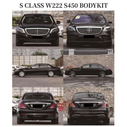 Upgrade Your 2014-2017 Mercedes S-Class W222 to 2018 S450 Style Body Kit Conversion