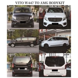 Upgrade Your 2016-2021 Mercedes V-Class Vito W447 to AMG Style Body Kit with Headlights and Dynamic Tail Lights