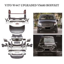 Upgrade Your 2016-2021 Mercedes Vito W447 to VS680 Body Kit with Hood Replacement, Headlights, and Dynamic Tail Lights