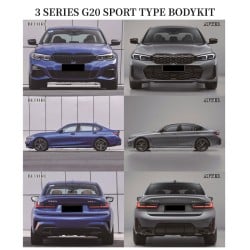 Upgrade Your 2020-2022 BMW 3 Series G20 to 2023 Sport Edition Body Kit with Headlights