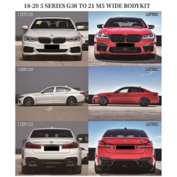 Upgrade Your 2018-2020 BMW 5 Series G38 to 2021 M5 Widebody Kit with New Headlights and Taillights