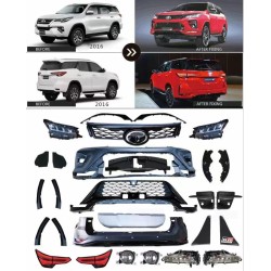 Upgrade Your 2015-2021 Toyota Fortuner to 2022 GR Sport Kit with New Headlights and Taillights