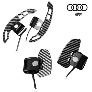 Audi B9/B9 PA A3 A4 A5 S3 S4 S5 RS3 RS4 Carbon Fiber Magnetic Shift Paddles Set