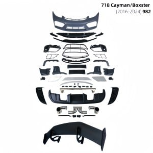 Porsche 718 Cayman/Boxster 2016-2024 (982) to GT4 RS Style Upgrade Body Kits | ToSaver.com