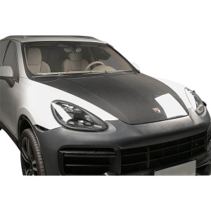 Porsche Cayenne 2011-2014 (958.1) Carbon Fiber Hood Replacement | OE Style Glossy 3K Twill | ToSaver.com