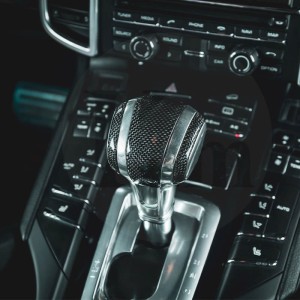 Upgrade Your Porsche Cayenne 2011-2017 (958.1/958.2) with Carbon Fiber Gear Shift Lever | ToSaver.com | Free Shipping