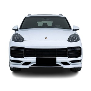 Porsche Cayenne 2015-2017 (958.2) Turbo Front Bumper + TechArt Style Front Lip Body Kit - ToSaver.com - Free Shipping