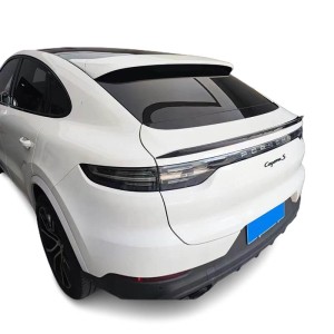 Porsche Cayenne Coupe 2018-2023 (9Y0.1) Turbo Style Dry Carbon Fiber Rear Midsection Wing - Free Shipping - ToSaver.com