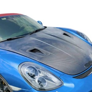 Porsche Cayman & Boxster 2012-2016 (981) GT4 Style Dry Carbon Fiber Hood - Free Shipping - ToSaver.com