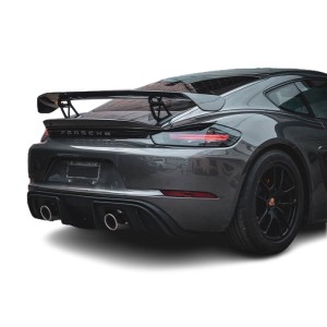 Porsche 718 Cayman/Boxster 2016-2023 (982) Carbon Fiber GT4-Style Wing - Upgrade and Transform